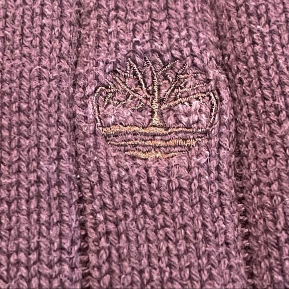 TIMBERLAND Purple Long Sleeve Crew Neck Sweater - Picture 3 of 10
